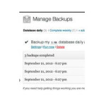 wp backup